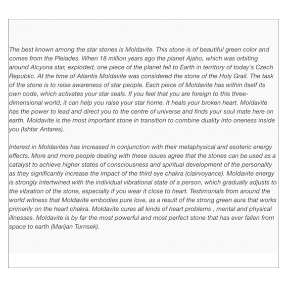 Moldavite Large Raw Natural Crystal Solid Sterling Silver Gemstone Ring - Picture 6 of 7